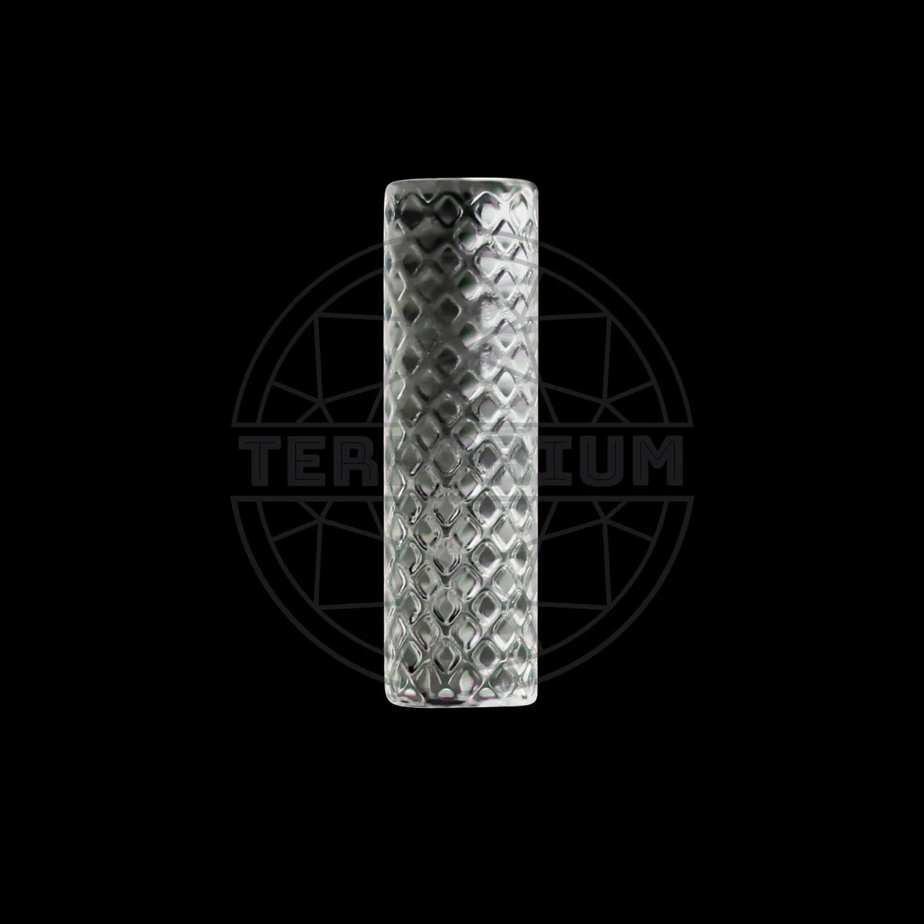 Checkerboard Etched Quartz Terp Pillars