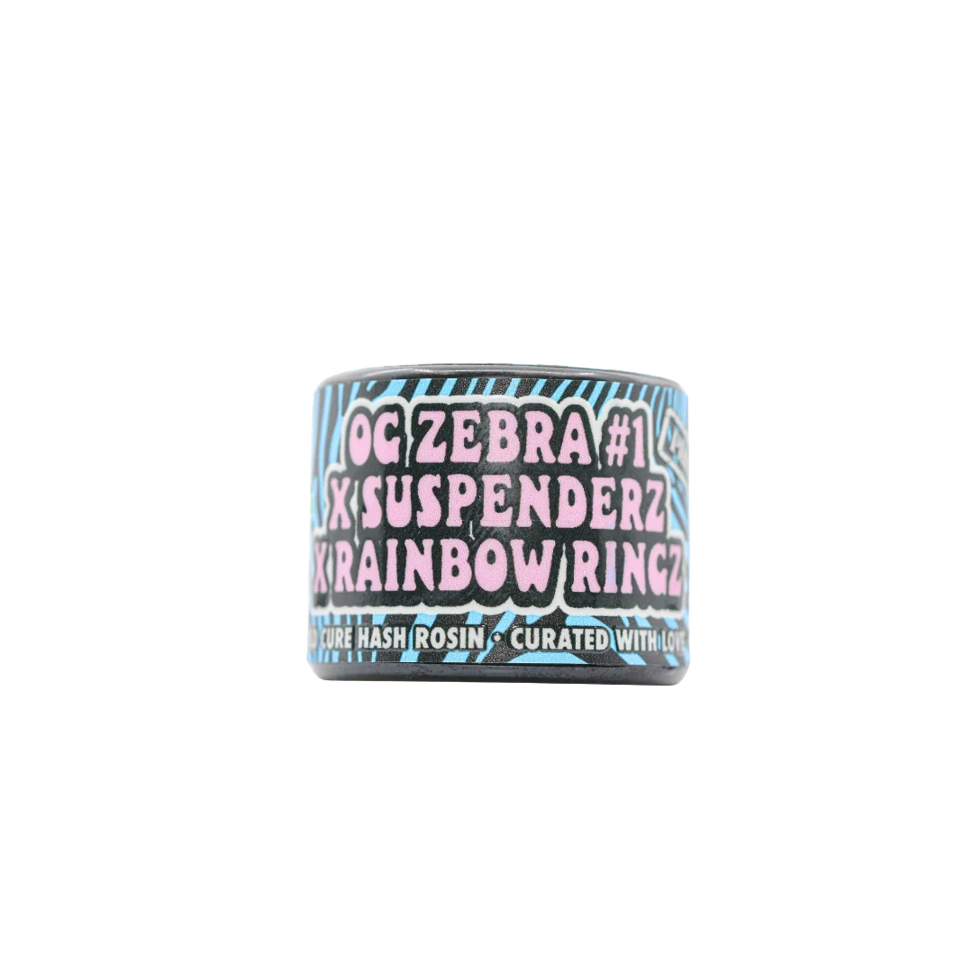 Ogzebra #1 x Suspenderz x Rainbow Ringz Rosin - Image 2